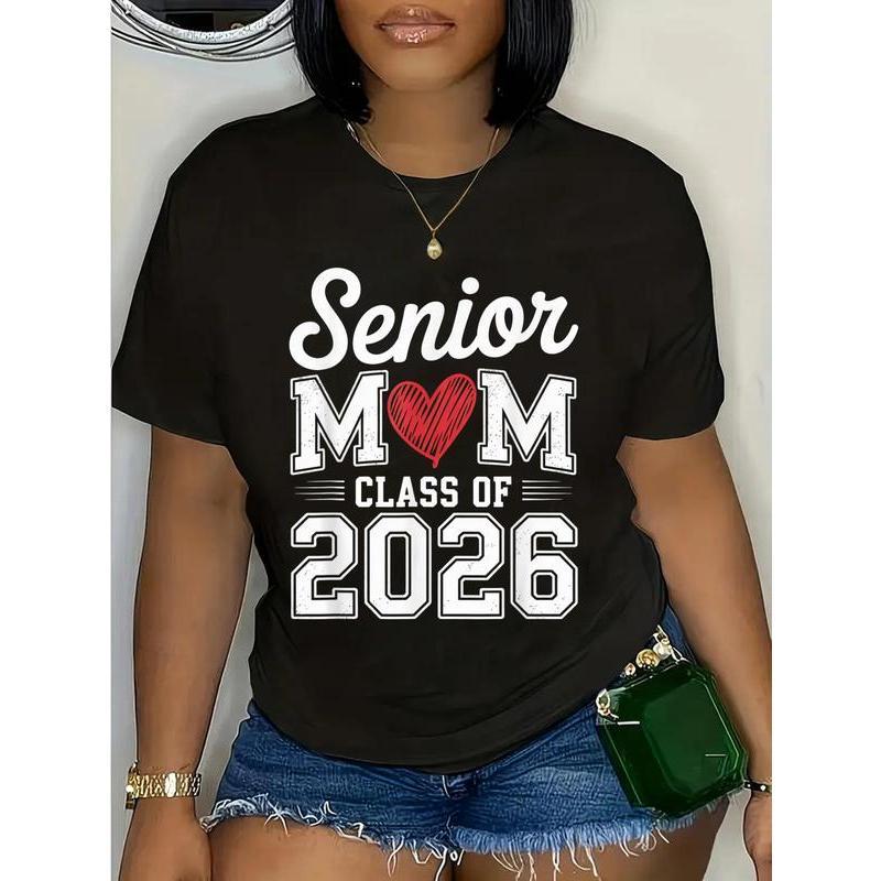 100% Cotton Senior Mom Class of 2026 Proud Parent Graduation Tee  Unisex Graphic  Meme Skeleton  vintage star Slim Fit Long Sleeve  wizard Deep V-Neck  merch Cow Print Summer Casual  Crew Neck Short Sleeve  Love Tarot Card T-shirt