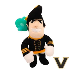 GAMEZIES Vanderbilt University Mr. Commodore Mascot Plush Toy - 2003 NCA Champ - Inspiring Student & Athlete Spirit