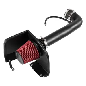 VEVOR Cold Air Intake, 3.5 Inch Cold Air Intake System+ Heat Shield Compatible with 2009-2013 Chevy Silverado/GMC Sierra 1500 4.8L/5.3L/6.2L, High Flow Filter Kit Improve Horsepower/Throttle Response