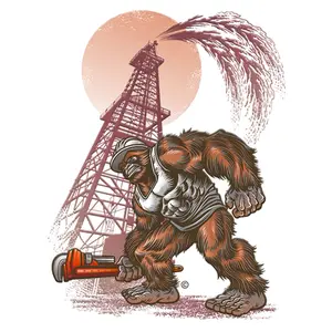 Hard Money Harry™ - Oil Field Harry 3" Hard Hat Sticker