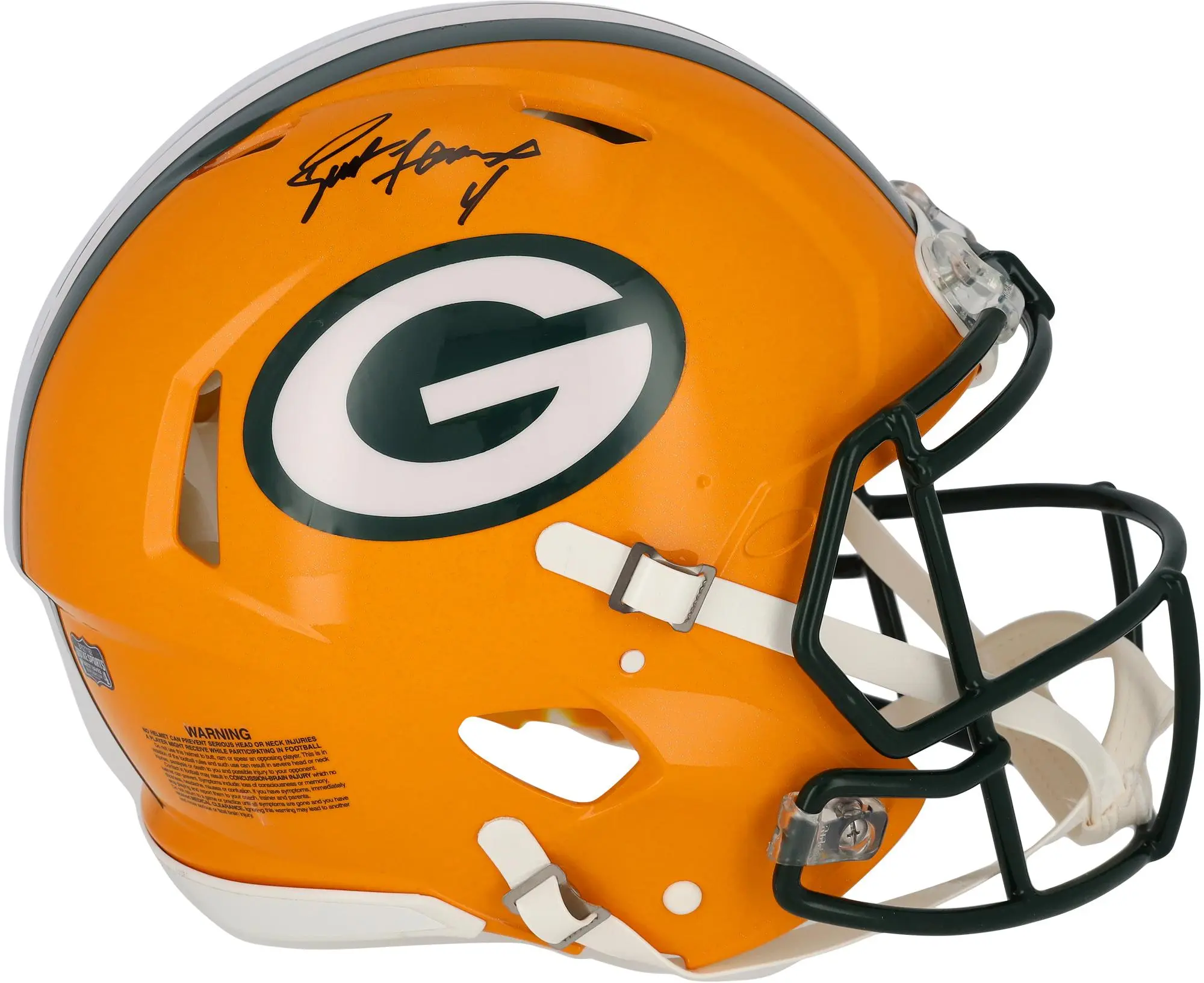 Brett Favre Green Bay Packers Autographed Riddell Speed Authentic Helmet - Fanatics Authentic Certified