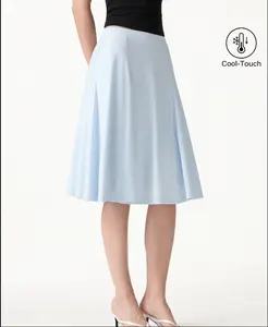 OGL Move CoolTouch Midi Circle Flare Skirt with Pockets