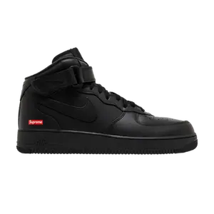 Supreme x Nike Air Force 1 Mid 'Box Logo - Triple Black'