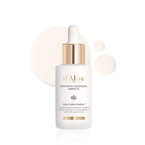 [OFFICIAL d'Alba] White Truffle Intensive Volufiline Ampoule (1.01 Fl. Oz), Milky Serum, Skin Firming, Volufiline 50,000ppm, elasticity care and nourishment, Korean Skin Care