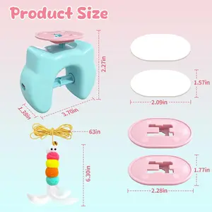 【CLEARANCE SALE】Zooniqo Bouncy Door-Hanging Cat Toy | Interactive Self-Play Teaser for Bored Cats (Blue/Pink)