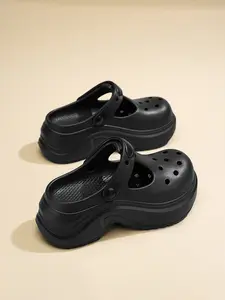 2026 New Women's Thick Sole Breathable Shoes, Fashion Hollow Out Sandals, Eva Anti-Slip, Casual Summer Footwear, Essential for Daily Use