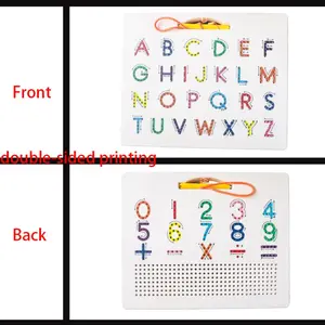Two-In-One Letter Tracing Board, 26 Alphabet Capital & Small Letters Practice Board, Home Leisure Early Education Toy, Ideal Gift