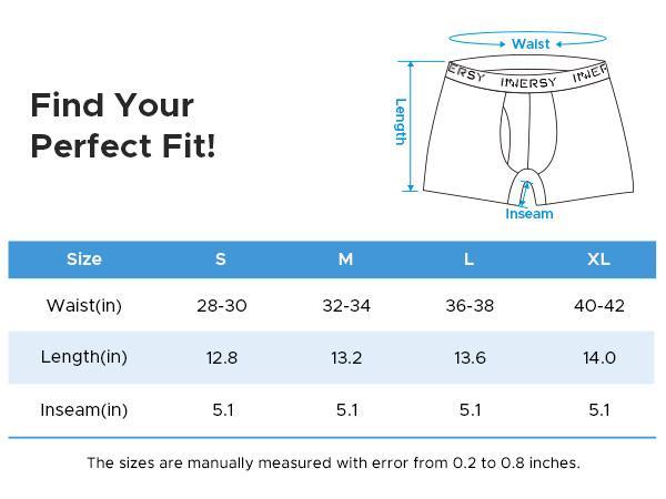 INNERSY Men’s Cotton Printed Boxer Briefs 3-Pack