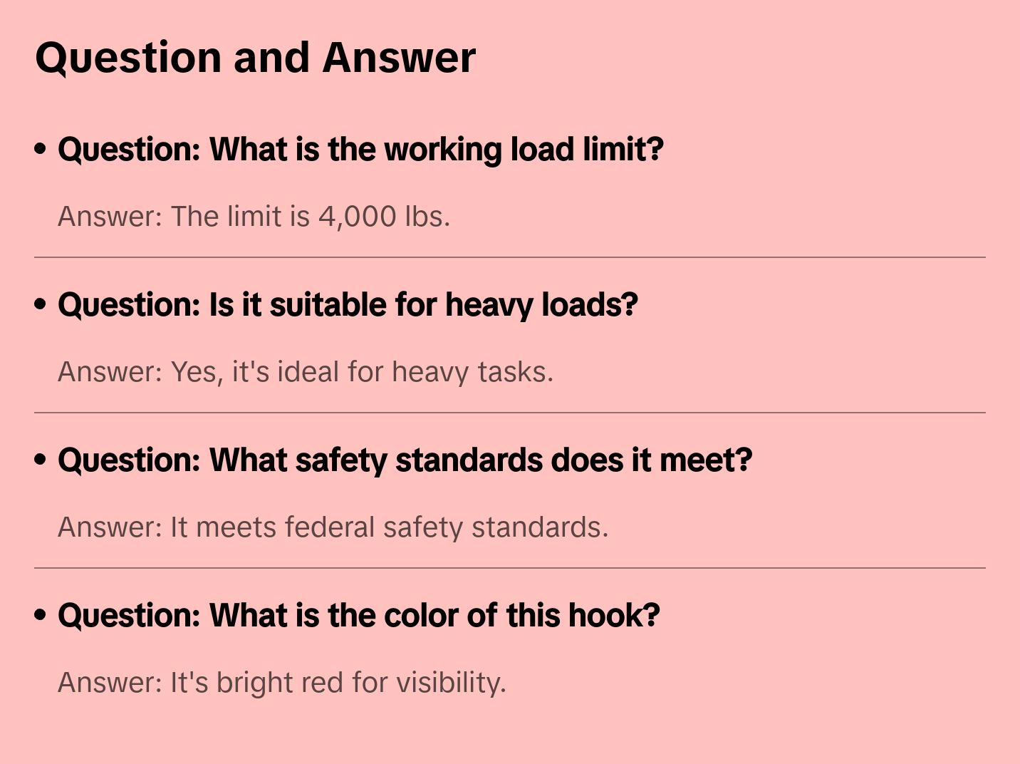 LOGGING CHAIN HOOK 0900107