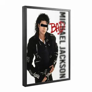 Retro Michael Jackson Poster Pop Music Album Cover Wall Art Decor, Retro Singer Poster Vintage R&B Artist Print for Living Room Office Bedroom Aesthetic