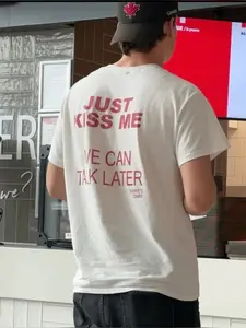 "Just Kiss Me We Can Talk Later - KANYE'S DIARY" Unisex T-Shirt, Sweatshirt, Hoodie - Gifts Suitable for Anyone Casual Cotton Clothes Crewneck