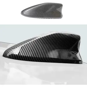 Shark Fin Antenna Cover for Honda 10th Accord Roof Aerial Cover Trim Compatibility with 2018 2019 2020 2021 2022 Accord(Glossy Carbon Black)