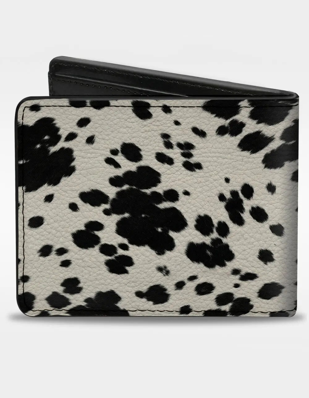 BUCKLE-DOWN  Mens Cow Print Bifold Wallet, Multi-Colored