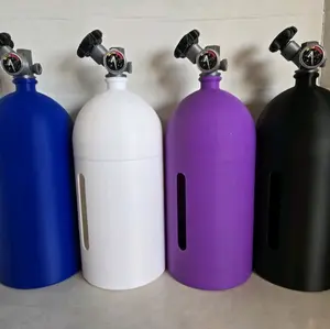 tissue dispenser shaped like a nos bottle