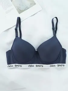 Comfortable Fashion Bra for Large Busts, Lace Thin Gathered Sexy Underwear, Adjustable Push-Up Bras for Women