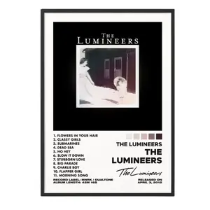 The Lumineers - The Lumineers Album Poster No Frame / Album Cover Poster / Music Gift / Music Wall Decor / Album Art / Decor Home