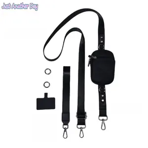 Multifunctional mobile phone lanyard, crossbody wrist strap, detachable nylon coin purse strap, adjustable crossbody wallet shoulder strap
