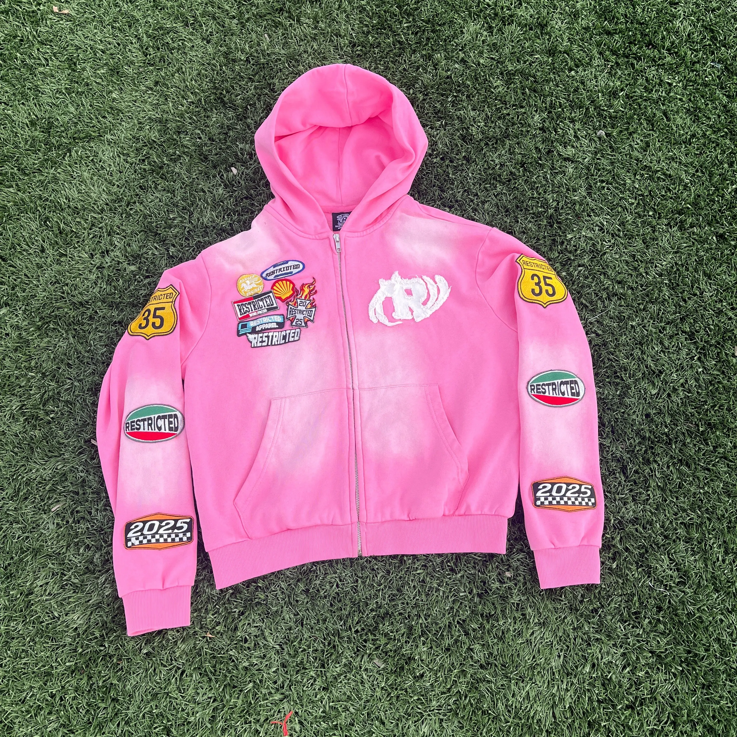 Racing Full-Zip Jacket (Pink)