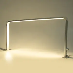 CNCEST Adjustable LED Nail Desk Lamp 36W Foldable Light with Dimmable Brightness for Nail Technicians, Salons, Offices, and Home Use