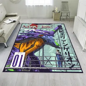 Anime rug, anime carpet, anime art rug, anime area rug, japanese rug, modern rug, kids rug, teen room rug, home decor, trendy rug