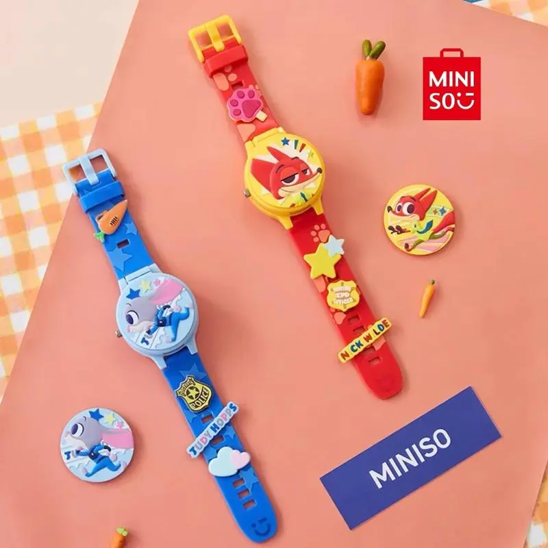 Miniso Disney Zootopia 2 Series Cute Character Watch, Casual Digital Timepiece for Fans, Ideal for Daily Time Management and Outfit Matching