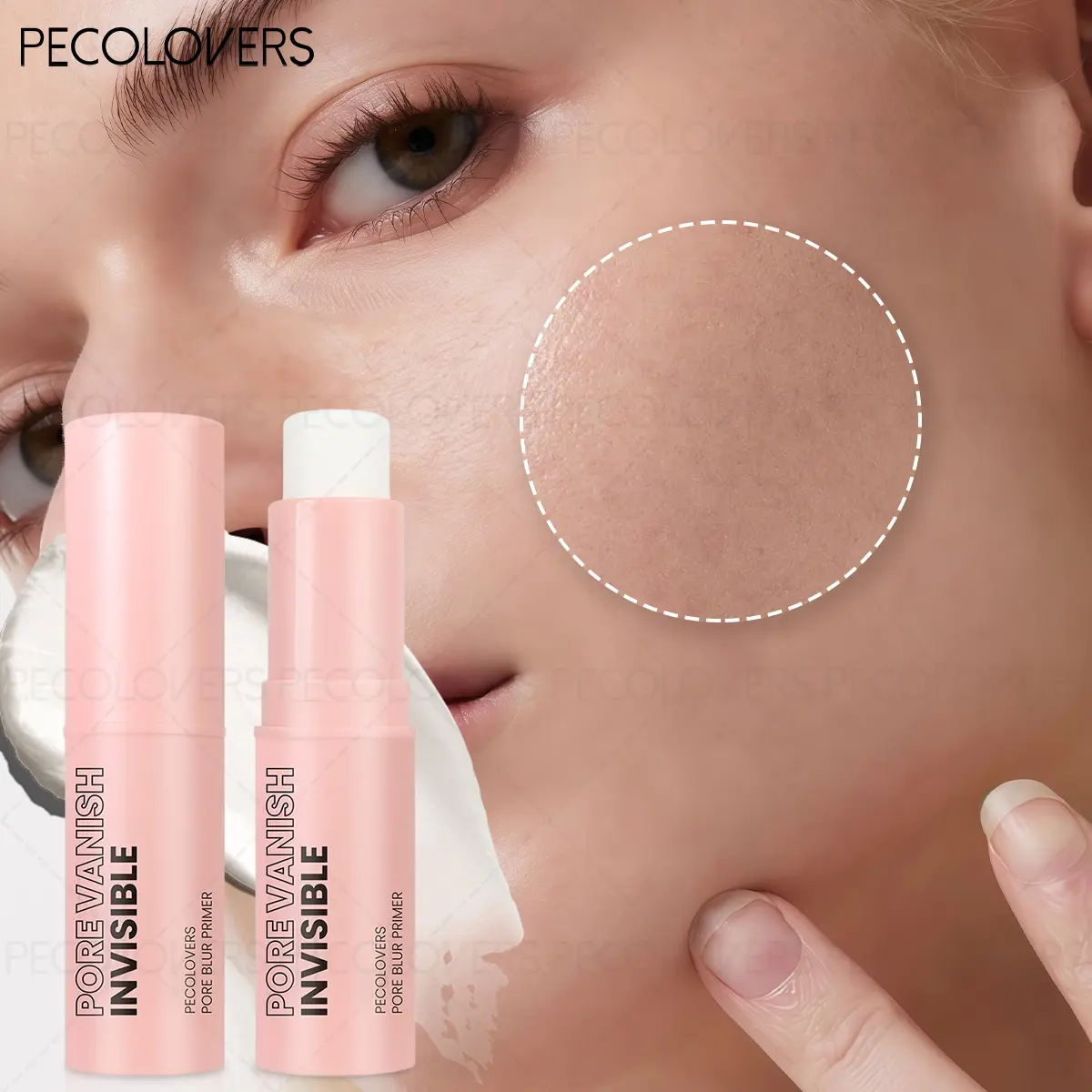 Invisible Pore Makeup Stick Face Primer Blurs Pores Long Lasting Pore Concealer Pre Makeup Moisturizing Oil-control Isolating Cream Gel Concealer Stick Makeup Cosmetic Concealer
