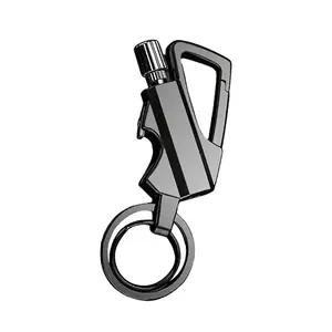 3-In-1 Utensils Multi-Tool, Portable Keychain with Bottle Opener and Lighter (Lighter Fluid Not Included)