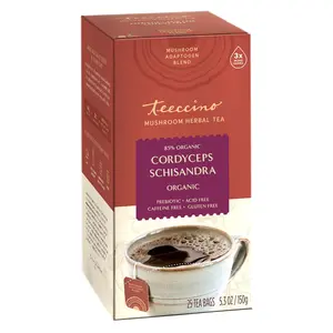 Cordyceps Schisandra Cinnamon Berry Mushroom Herbal Tea Spicy Beverage