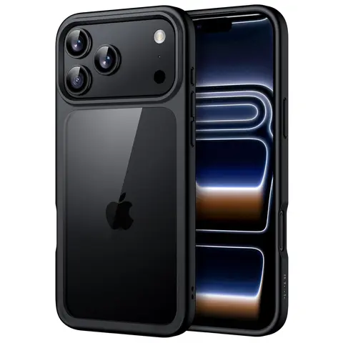 JETech TPU+PC Protective Bumper Case for iPhone 18 Pro Series, Shockproof, Scratch-Resistant Back Cover
