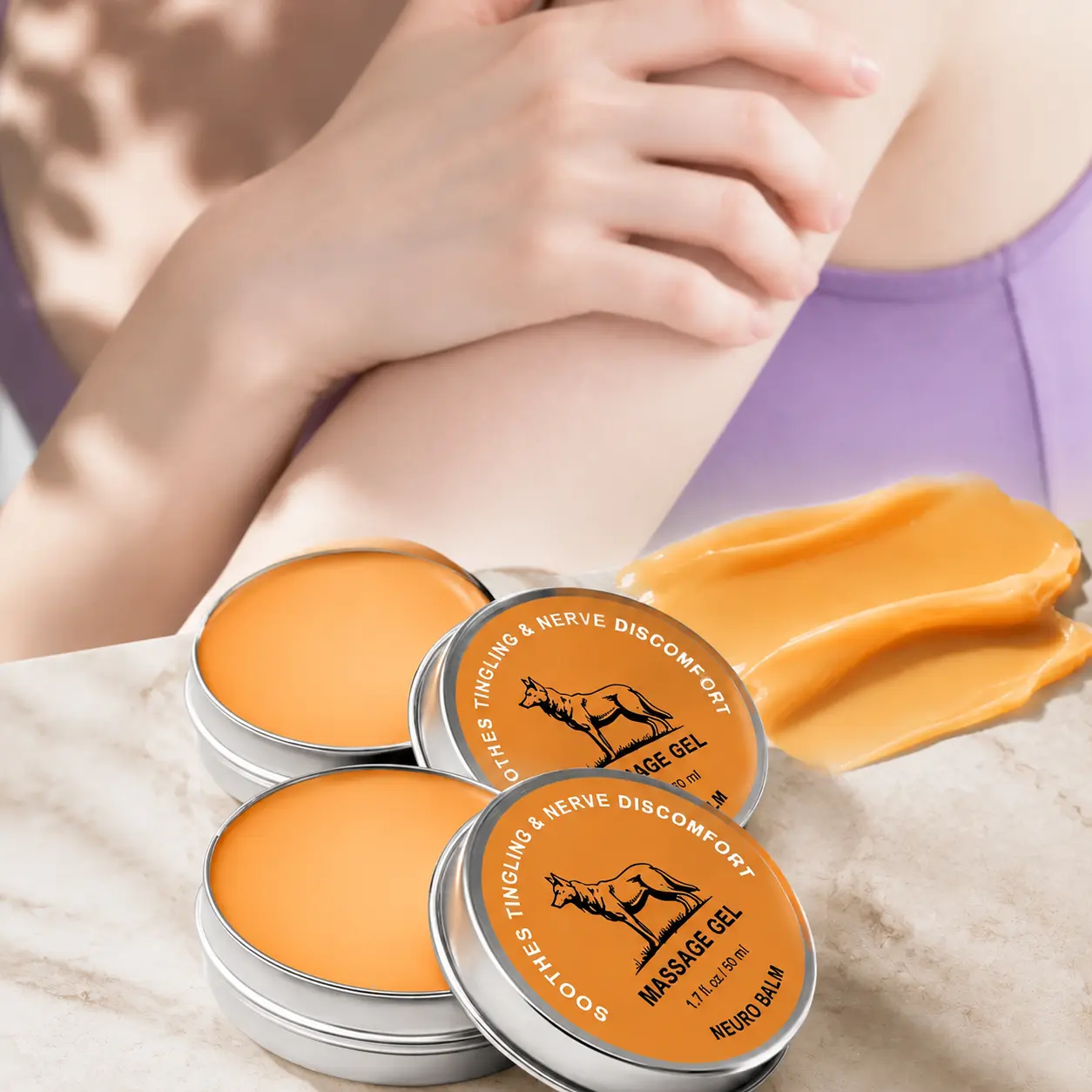 [BUY 2 GET 1 FREE] Therapeutic Nerve Relief Healthcare Body Balm - Fast-Acting Massage Treatment for Joint Recovery, Hydrate-Focused Formula for Men's Dry Skin
