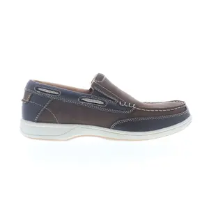 Florsheim Lakeside Slip 13158-200 Mens Brown Wide Loafers Casual Shoes