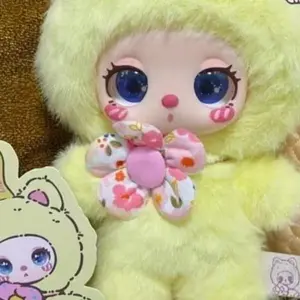 Liila's Lucky Cat Plush Blind Box, Macaron Color Cat Themed Collectible, Dreamy Fluffy Cat Plush Charm, Viral Kawaii Cat Plush Blind Box, Adorable Liila Cat Doll for Teens & Collectors