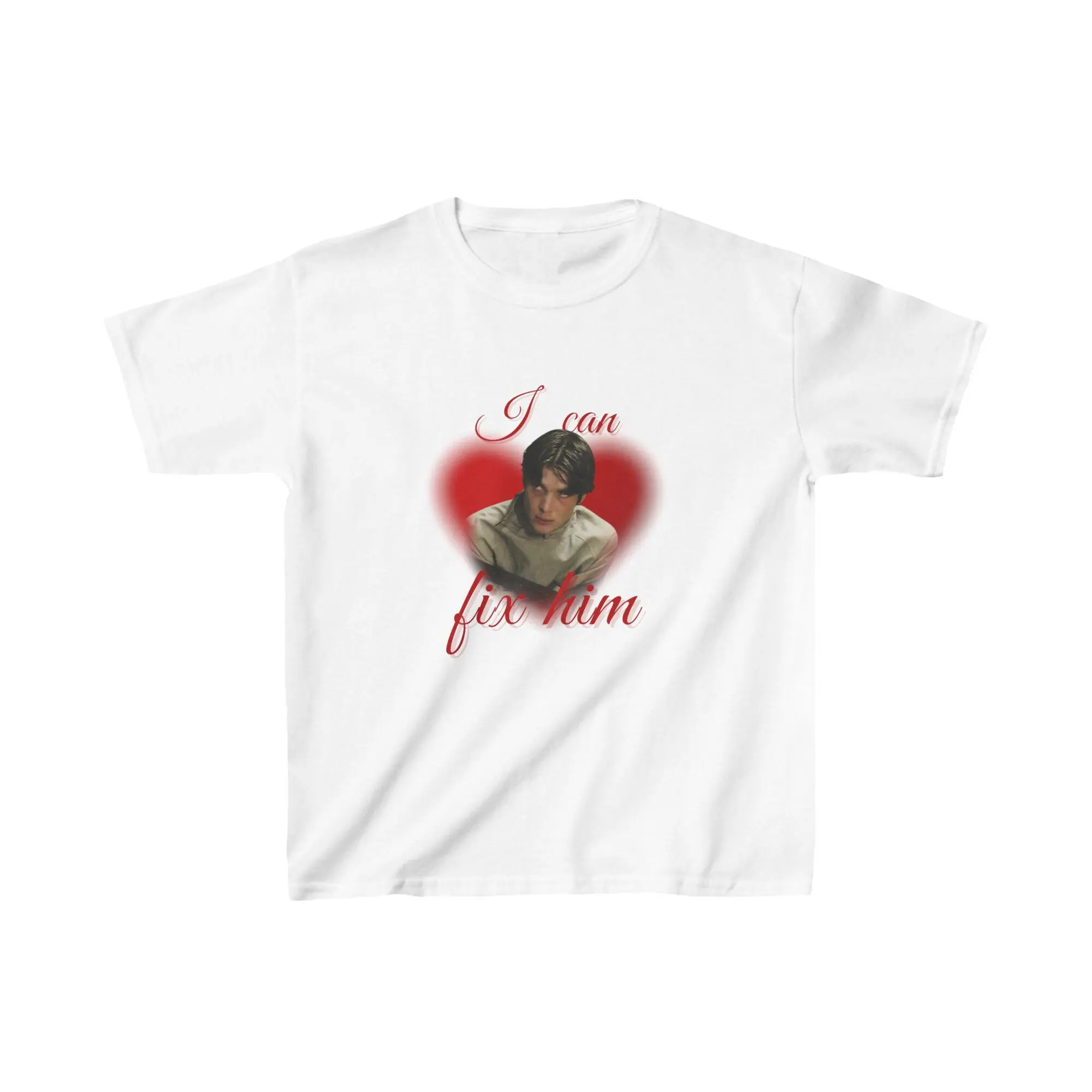 ADULT BABY TEE Cillian Murphy Scarecrow I can fix him jonathan crane iconic y2k shirt Womenswear Style