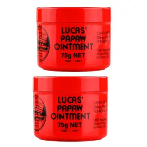 Lucas' Papaw Ointment 75g - Pure Australian Papaws Skin-Nourishing Moisture Retention Body Cream for Cuts & Chafing Relief - Cosmetic