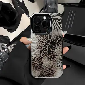 Animal Print Cheetah Zebra Tiger Shockproof Phone Case,for iPhone 17/16/15/14/13/12/11 ProMax Plus for Samsung phones,an excellent gift for friend or fans.