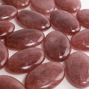Strawberry Quartz Palmstones — Intuitively Chosen