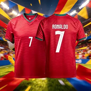2026 Portugal National Home Away 7# Cristiano Ronaldo Short And Long Sleeve Soccer Jersey Fans Version Breathable