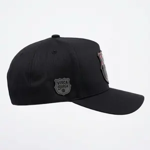 Barca 5 panel Black Hat Adjustable snapback