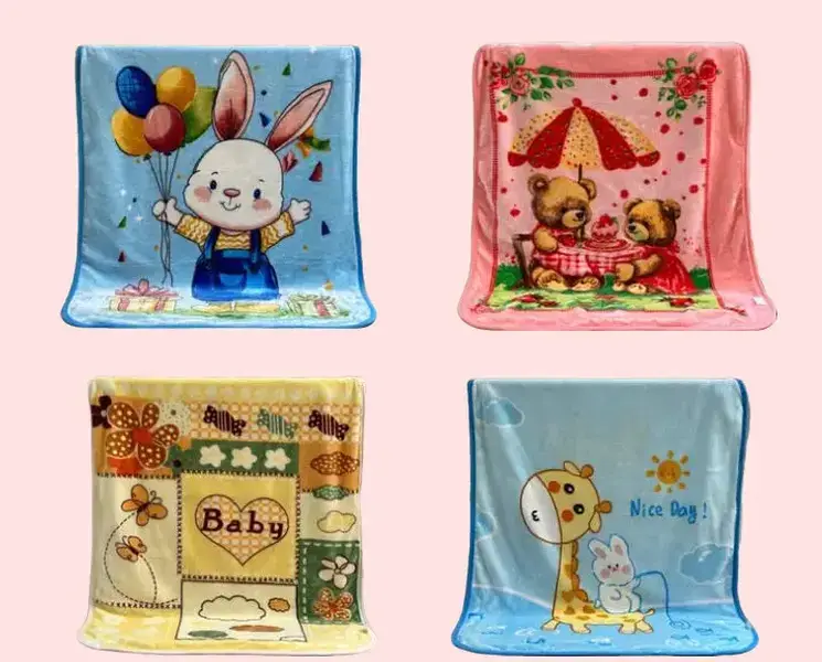 50x40 Small Cute Blanket - Small Super Soft Luxury Teddy Bear, Giraffe, Monkey Patterns - Cozy Setup, Warm Aesthetic, Elegant Design - Versatile Watch Party Use, Affordable Bedding Essential