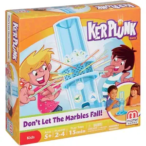 Mattel  Ker Plunk Game, Multicolored