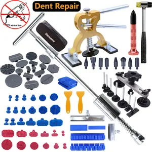 High-Quality Car Dent Repair Kit, Reusable Dent Puller Set, Multiple Tools and Pads, for Door Dents and Hail Damage, Paintless Car Dent Repair, Car Dent Remover