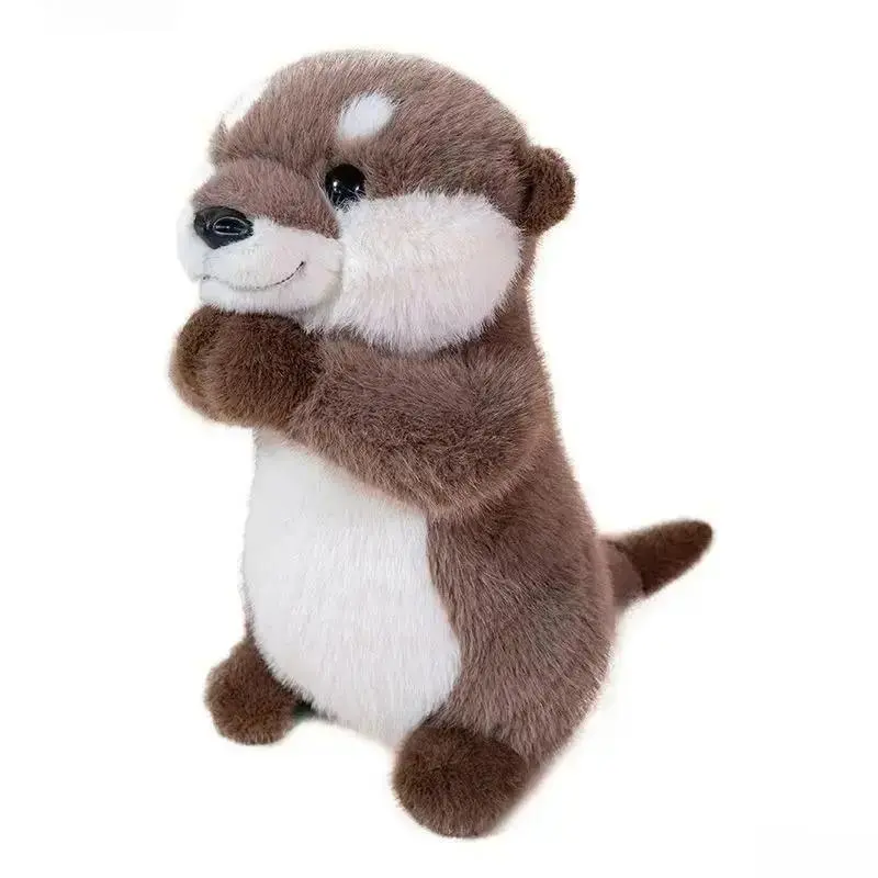 Sea Otter Plush Toy, Kawaii Extra Soft Fluffy Stuffed Animal, Cuddly Companion Doll, Collectible Home Room Decor Gift for Kids