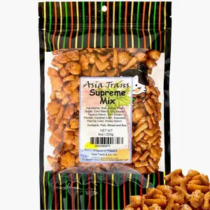 Traditional Supreme Mix Arare Rice Crackers, Mochi Crunch Snack Mix, Sweet, Salty & Umami Flavor, Crunchy Snack, 9 Ounce
