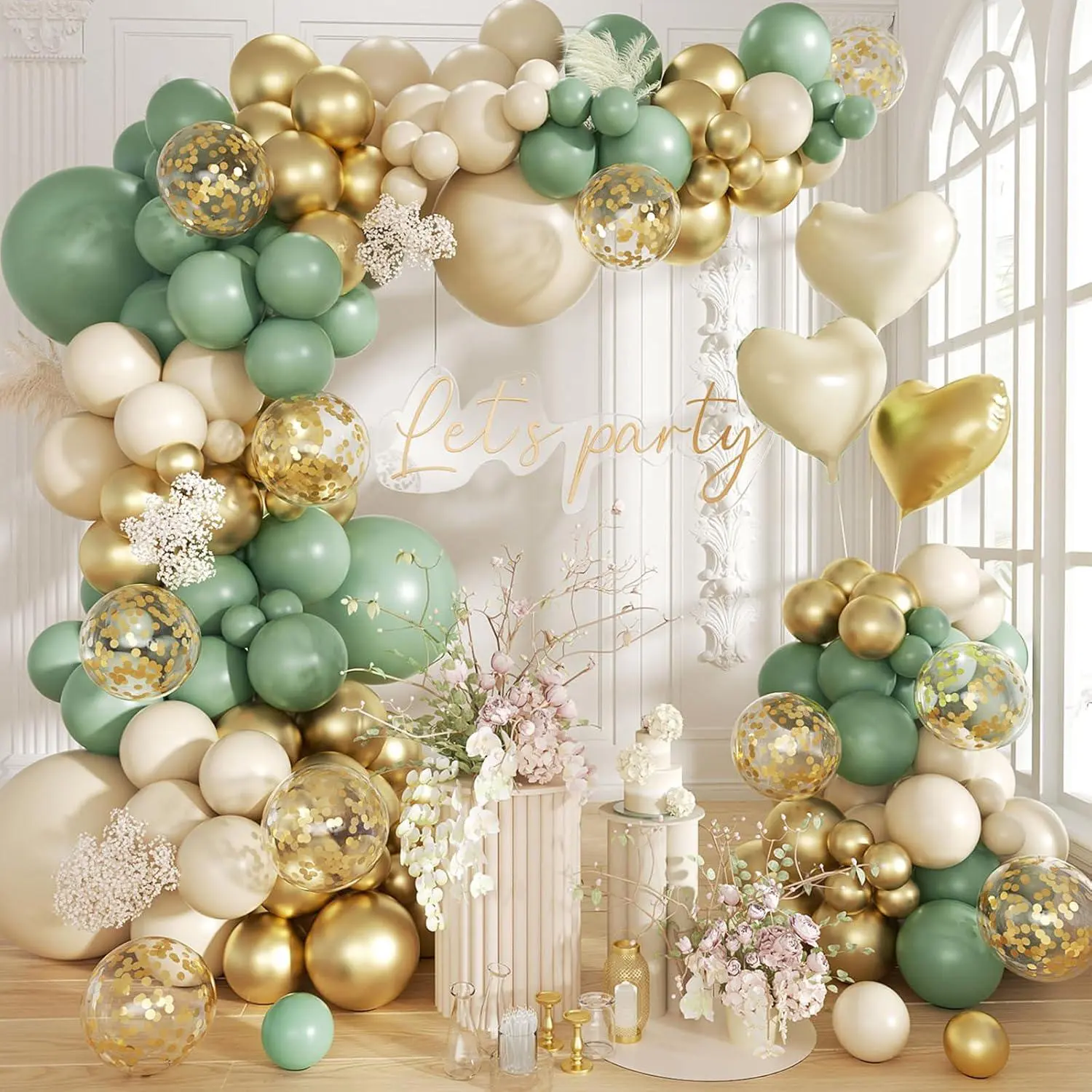 Balloon Garland Arch Kit, 109pcs/set Balloon Decorations Kit, Mixed Color Balloon Set, Latex Balloon for Birthday Wedding Baby Shower Party Decoration, Party Balloons Decorations