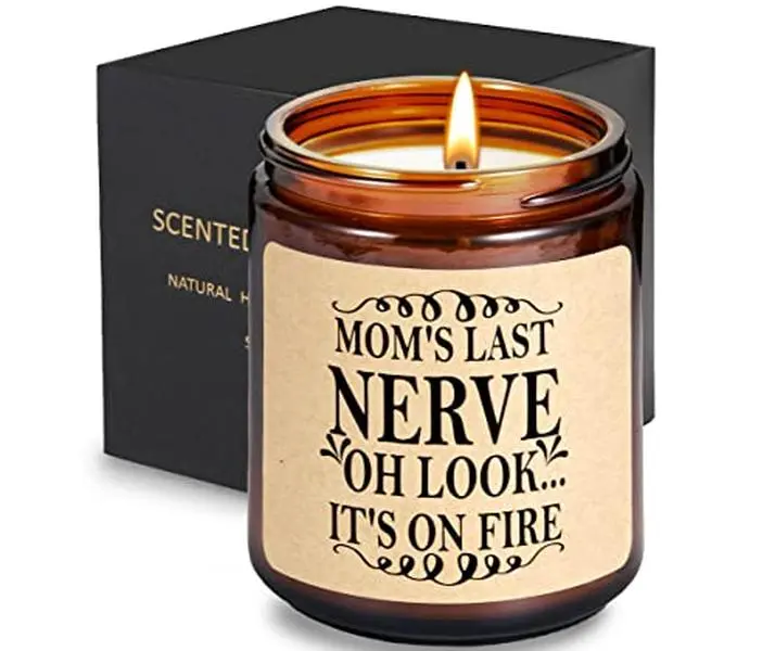 Gifts for Mom from Daughter Son- Mother's Day Gift - Unique Gifts for Women Mom Stepmom Mother-in-Law Presents, Thank You Gift for Her, Birthday Christmas Thanksgiving Present, Lavender Scented Candle