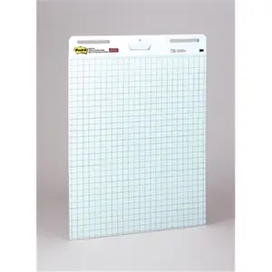 3M Company MMM560 Sticky note Self-Stick Easel Pads 2-Pk- Blue 1In Grid On White