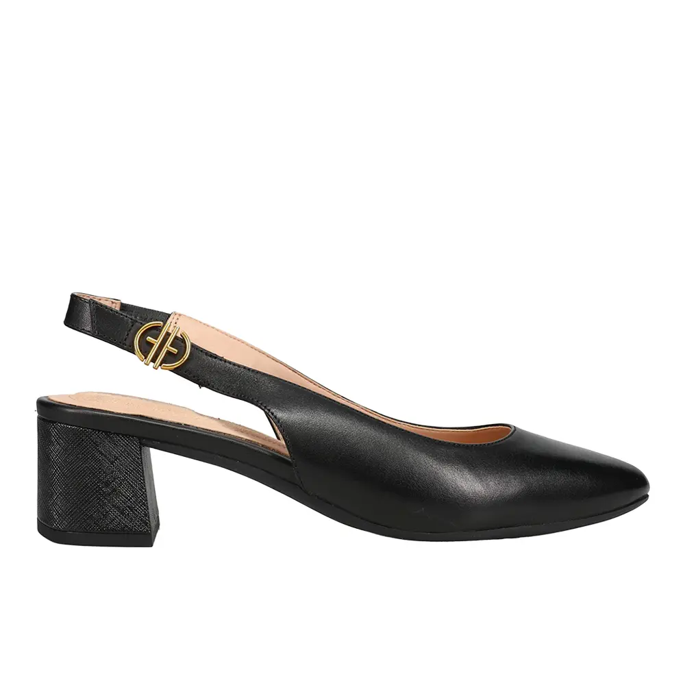 Cole Haan Womens Go To Park Pointed Toe Slingback Pumps Dress Casual Low Heel 1-2" - Black