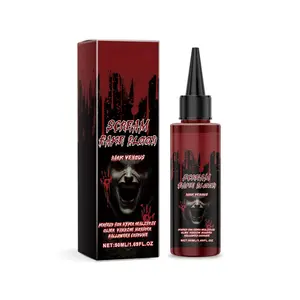 ✨  Halloween Fake Blood Drops Ultra-Realistic FX in a Bottle – Scare Everyone This Halloween!