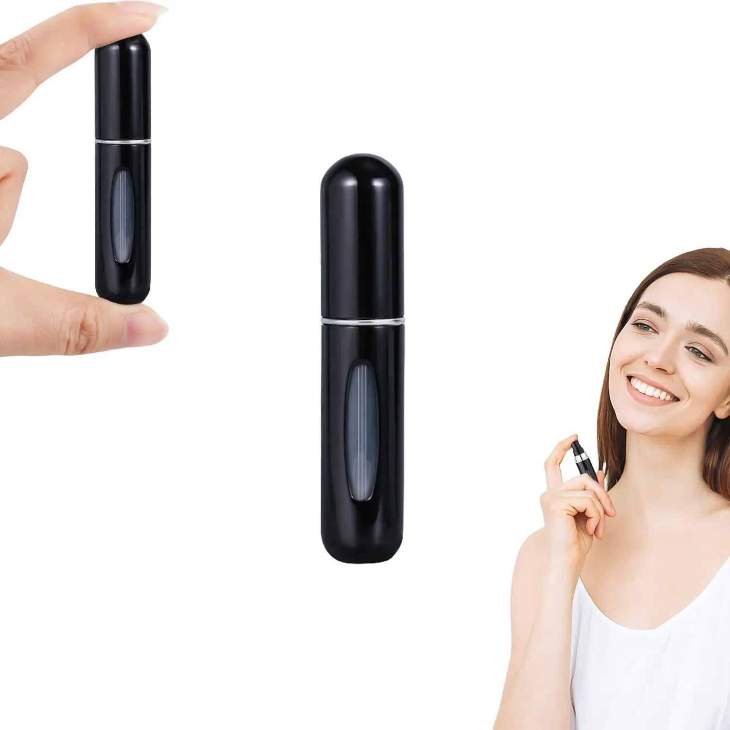 Portable Travel Spray Bottle with Press Head, Empty Perfume Dispenser Sprayer, Empty Perfume Atomizer Spray Bottle, Empty Travel Spray Bottle, Fall Gi