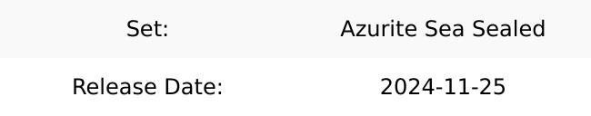 Azurite Sea - Booster Box